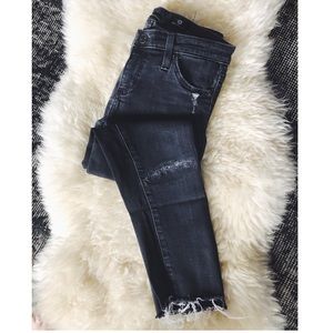AG cropped skinny jean size 25